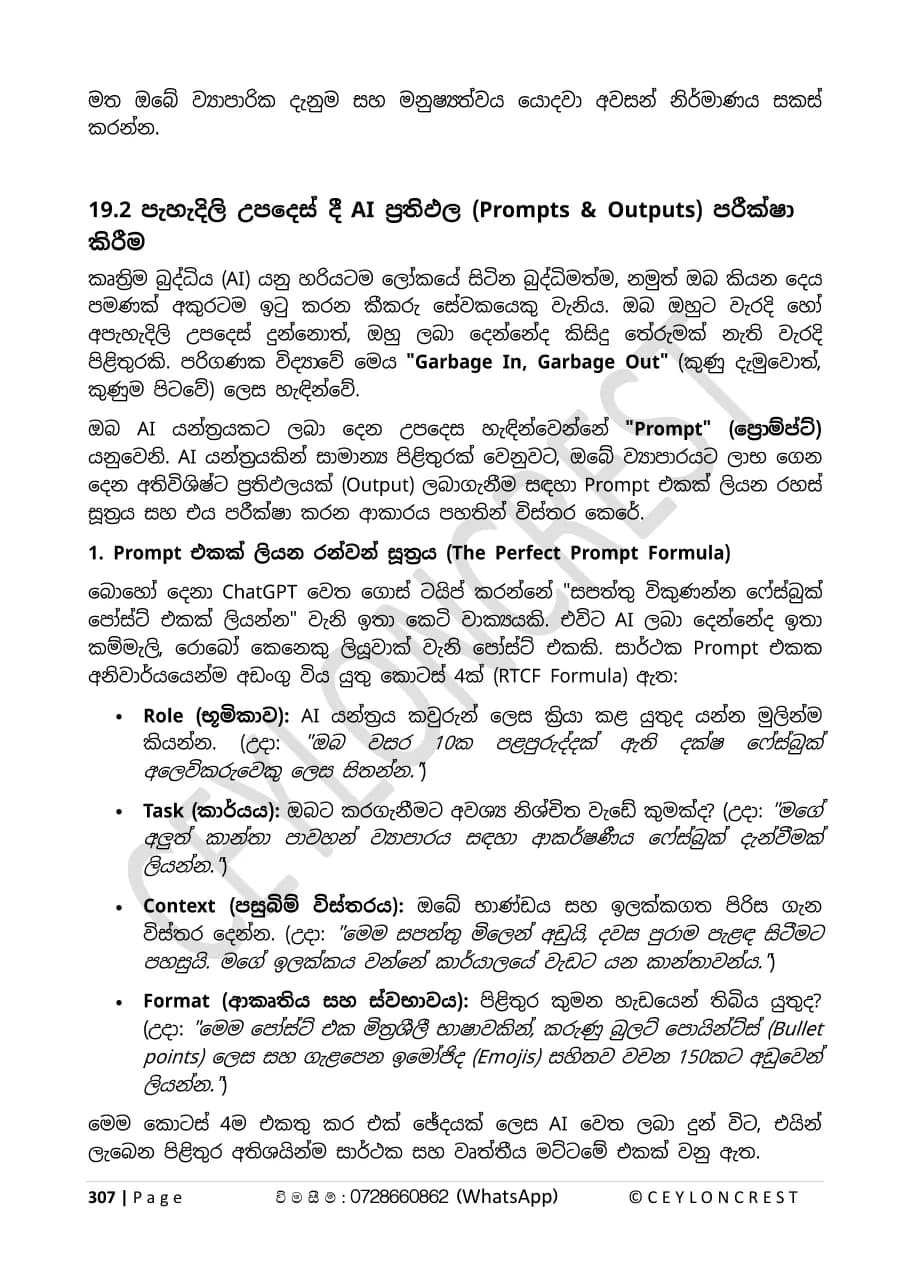 Start Business Smart (දැනගෙනම බිස්නස් කරමු) — Sample page 5