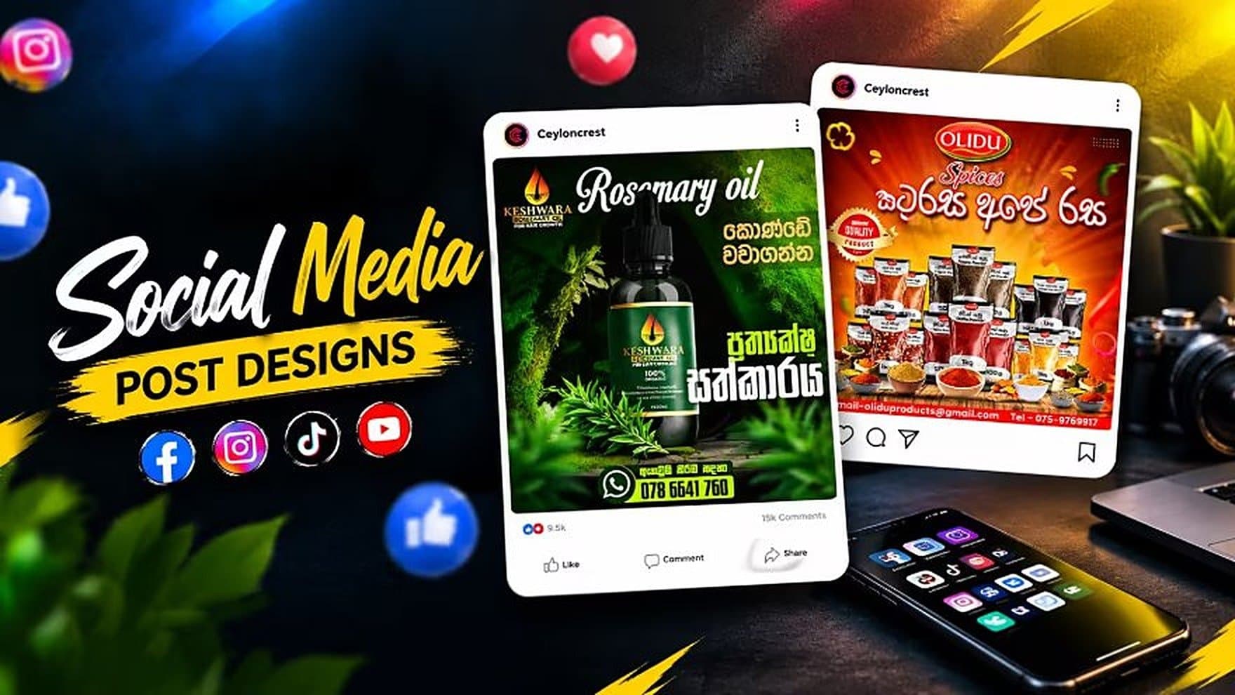 Social Media Post Designs