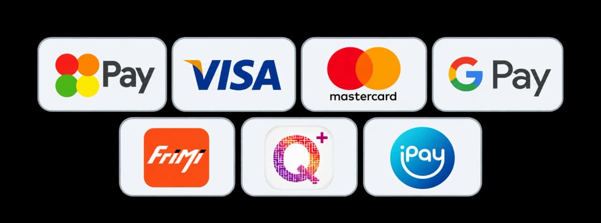 Accepted payment methods: PayHere, VISA, Mastercard, G Pay, FriMi, iPay